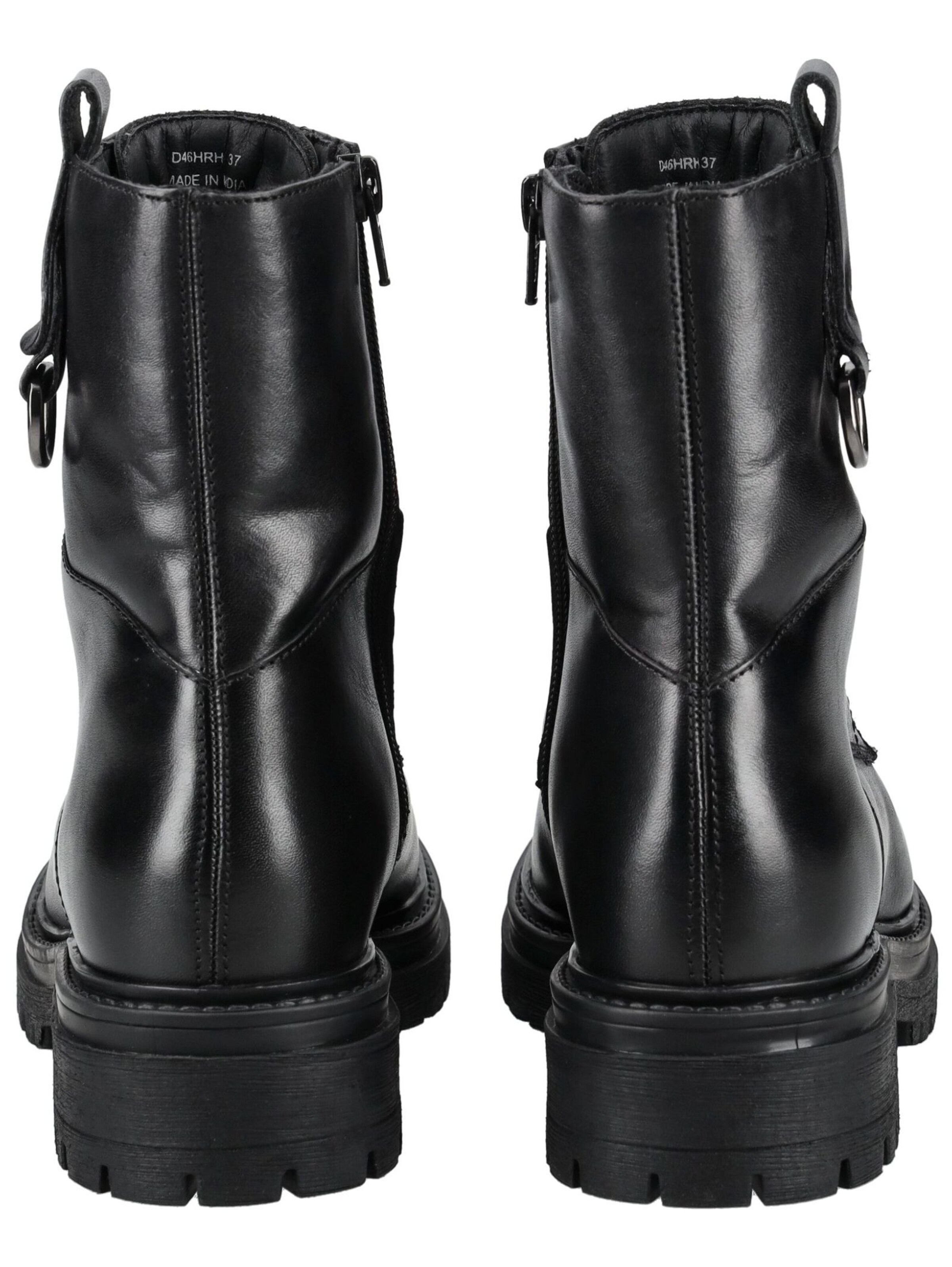 GEOX Lace-up bootie in Black