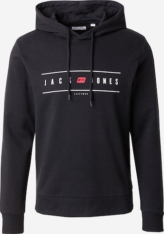 JACK & JONES Sweatshirt 'ELLIOT' in Black: front