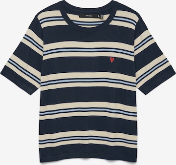 VERO MODA Свитер 'VMCARMELIA' в Синий: спереди