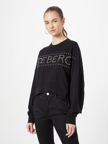 ICEBERG Sweatshirt 'FELPA' in Black: front