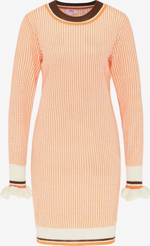 MYMO Knitted dress in Orange: front