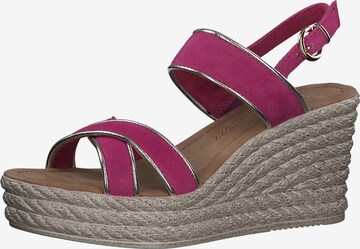 MARCO TOZZI Sandals in Pink: front