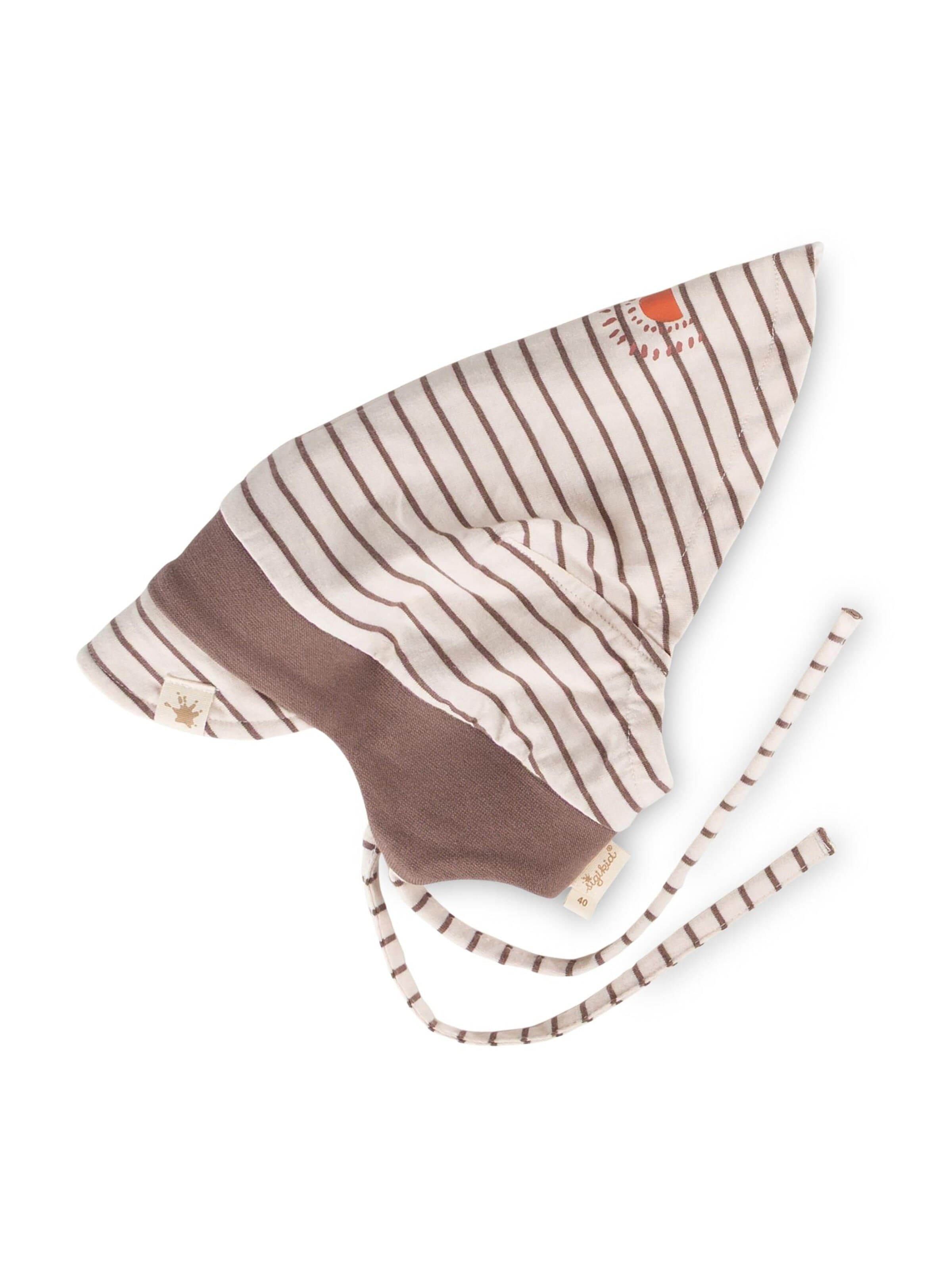 SIGIKID Beanie 'Kopftuchmütze Savanne' in Brown: front