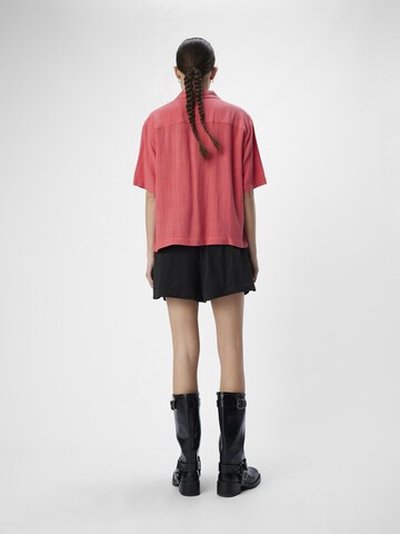OBJECT Bluse i pink