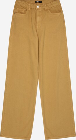 LMTD Wide leg Pants 'NLFROLIZZA' in Yellow: front