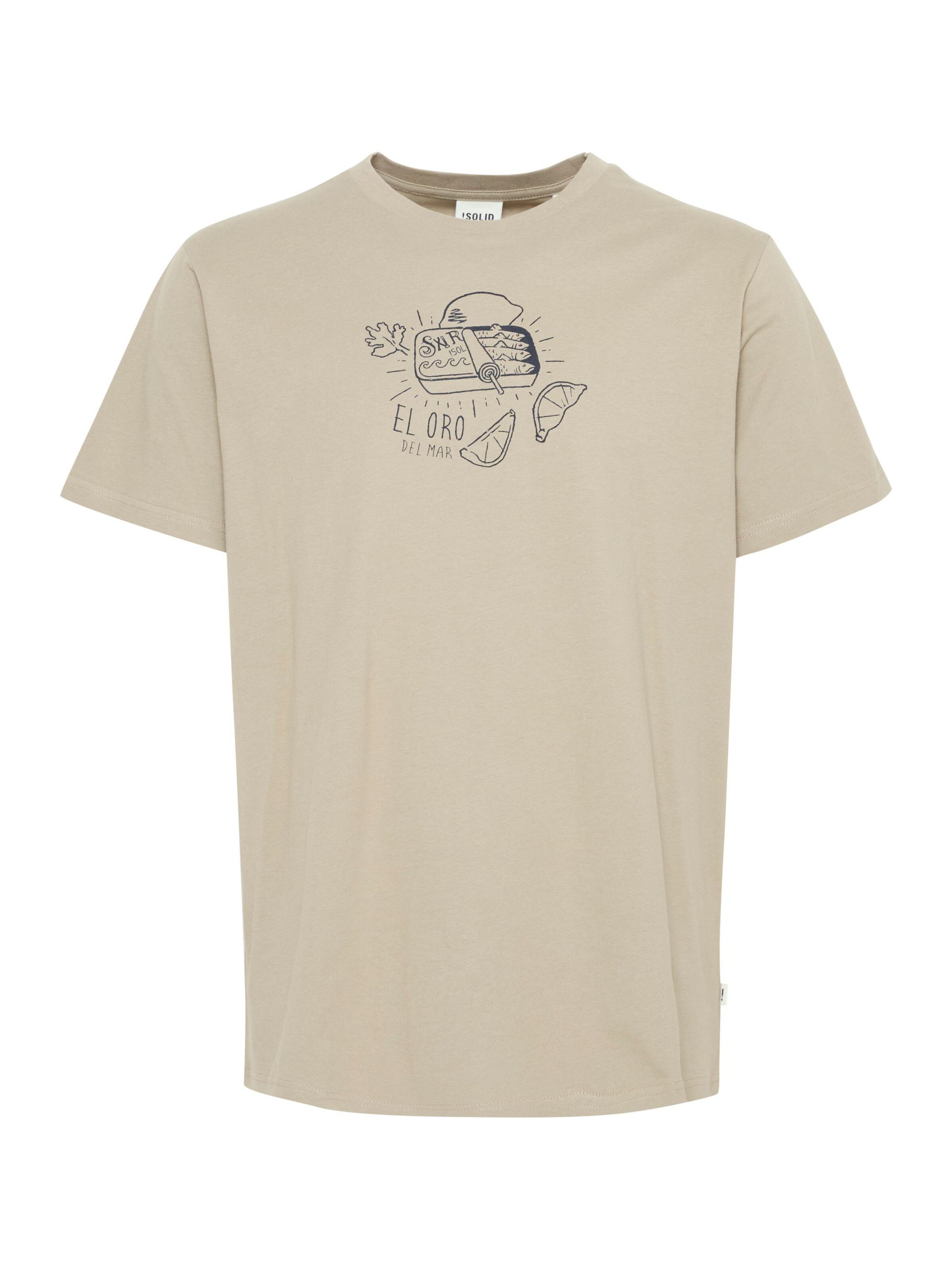 !Solid - Camisa ' SDODELL ' em bege: frente