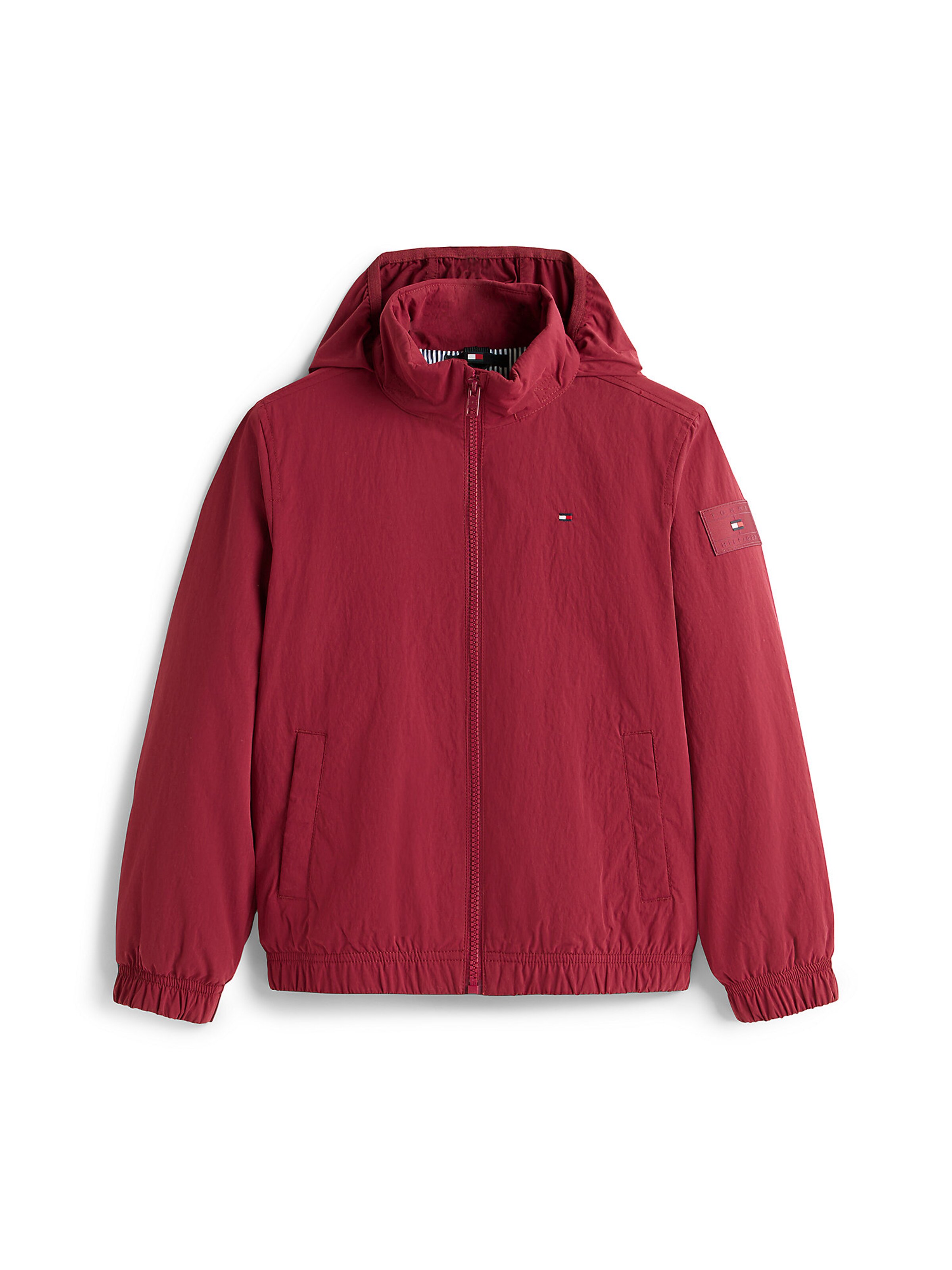 Veste mi-saison 'Essential' TOMMY HILFIGER en rouge : devant