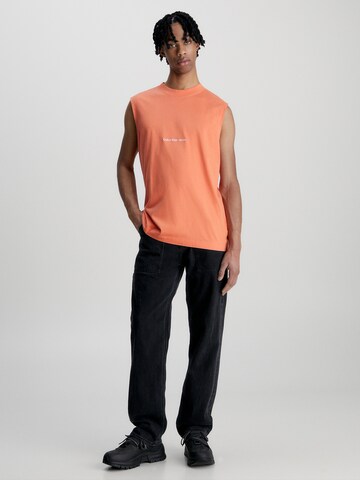 oranžs Calvin Klein Jeans T-Krekls