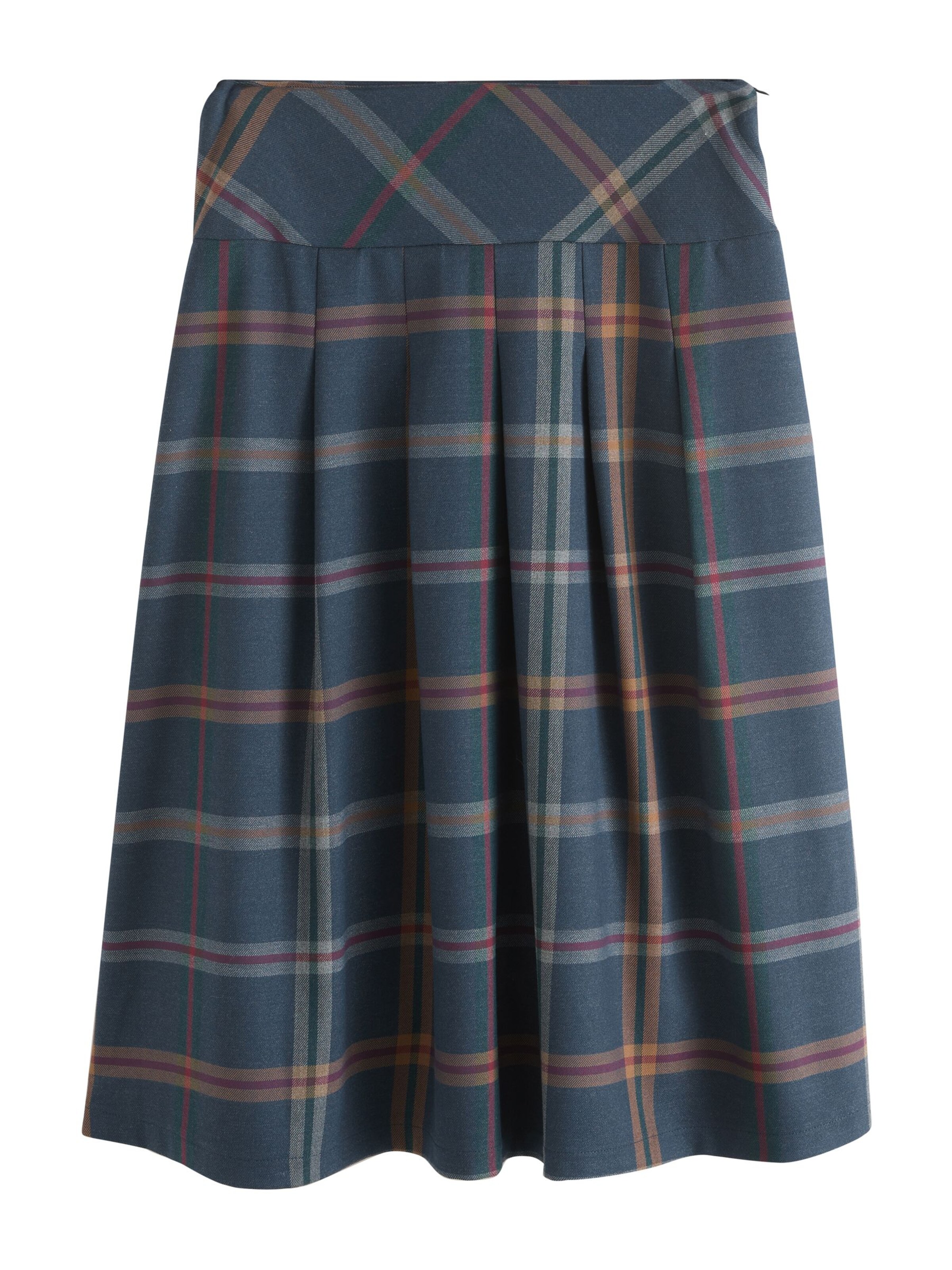 Next Nederdel i navy / brun / lilla / vinrød, Produktvisning