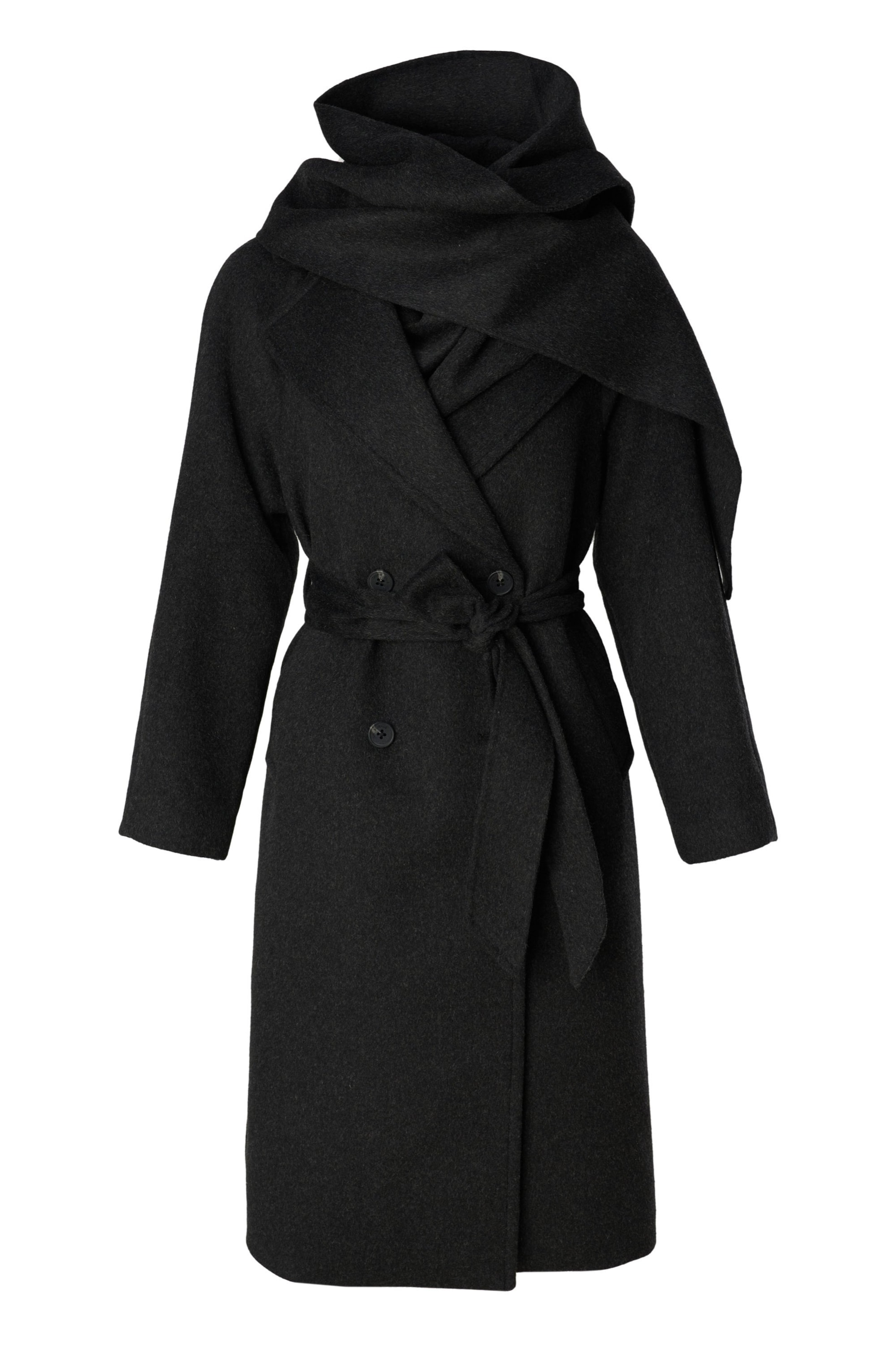 Salsa Jeans Tussenmantel in Grijs: voorkant