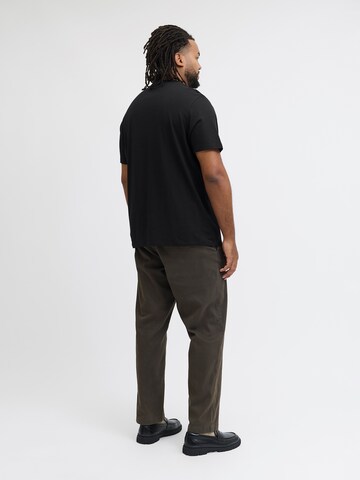 Jack & Jones Plus T-shirt 'JCOFUSION' i svart