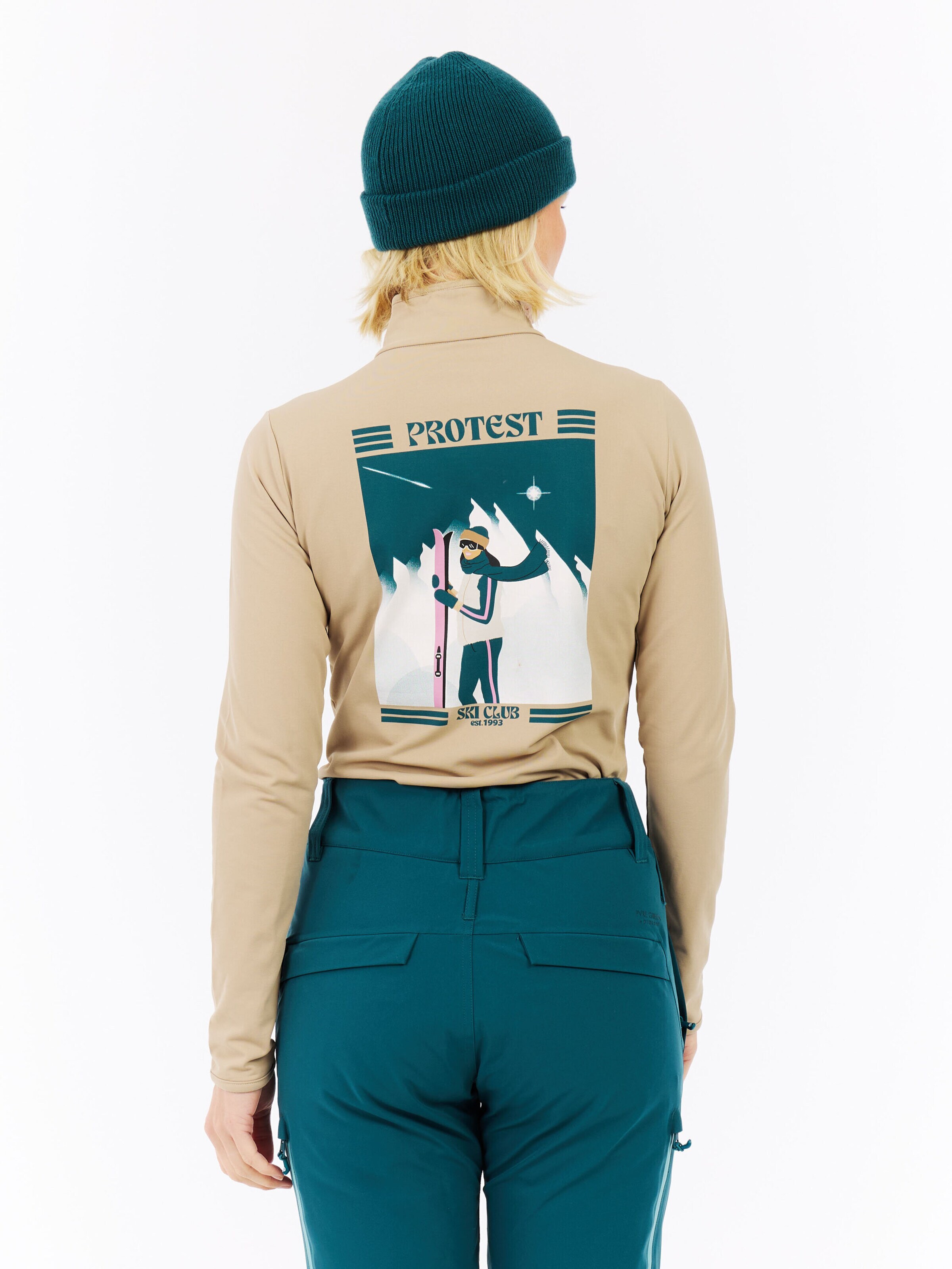 PROTEST Sportief sweatshirt 'PRTGentle' in Bruin