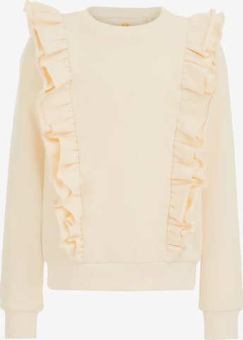 WE Fashion Sweatshirt in Beige: front