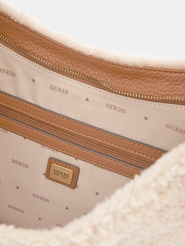 GUESS Schultertasche 'Camden' in Beige