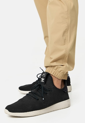 INDICODE JEANS Tapered Cargo trousers ' Landie ' in Beige