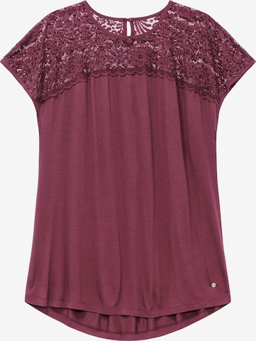 SHEEGO Blouse in Roze: voorkant