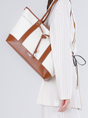 Borsa a sacco di CAFè NOIR in marrone: frontale