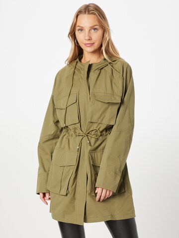 ZABAIONE Between-Season Jacket in Green: front