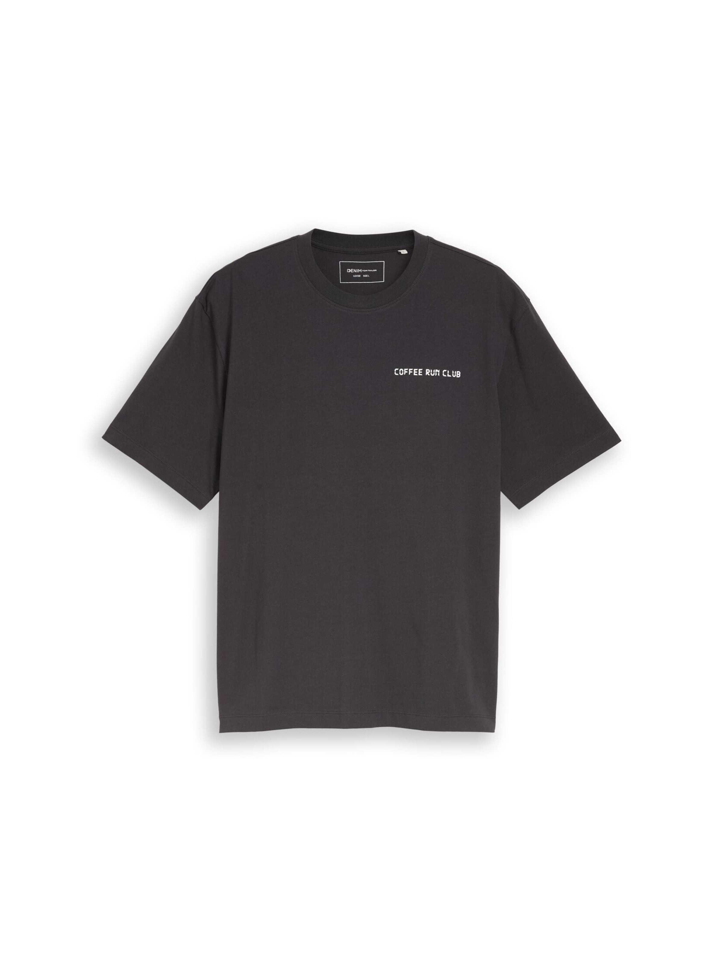 TOM TAILOR DENIM T-Shirt in Grau: Vorderseite