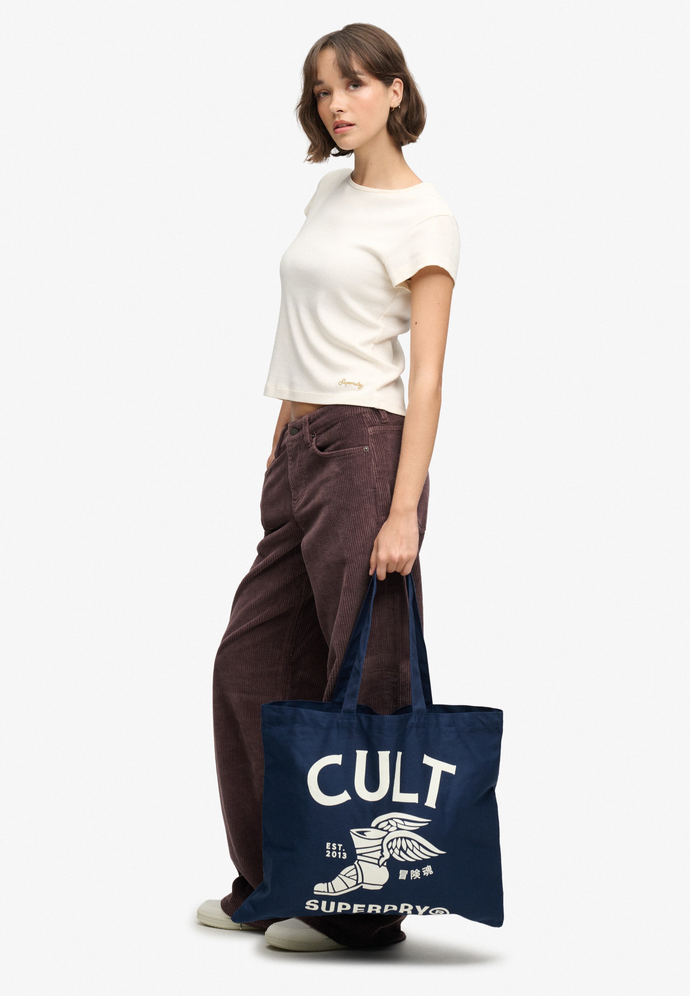 Cabas 'Cult' Superdry & Co en bleu : devant