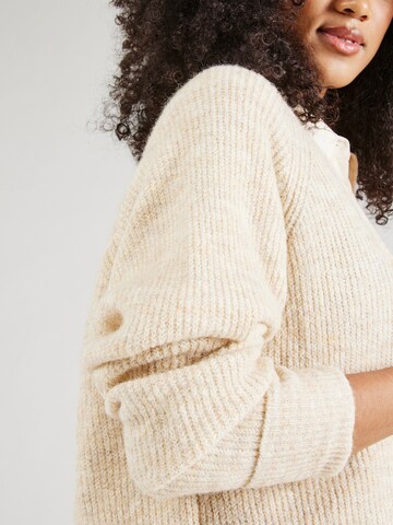 PIECES Knit cardigan 'PCEllen' in White