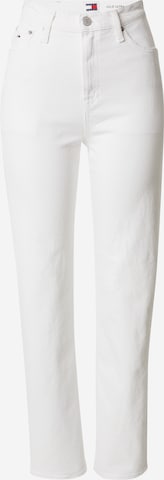 Tommy Jeans Regular Дънки 'JULIE' в бяло: отпред