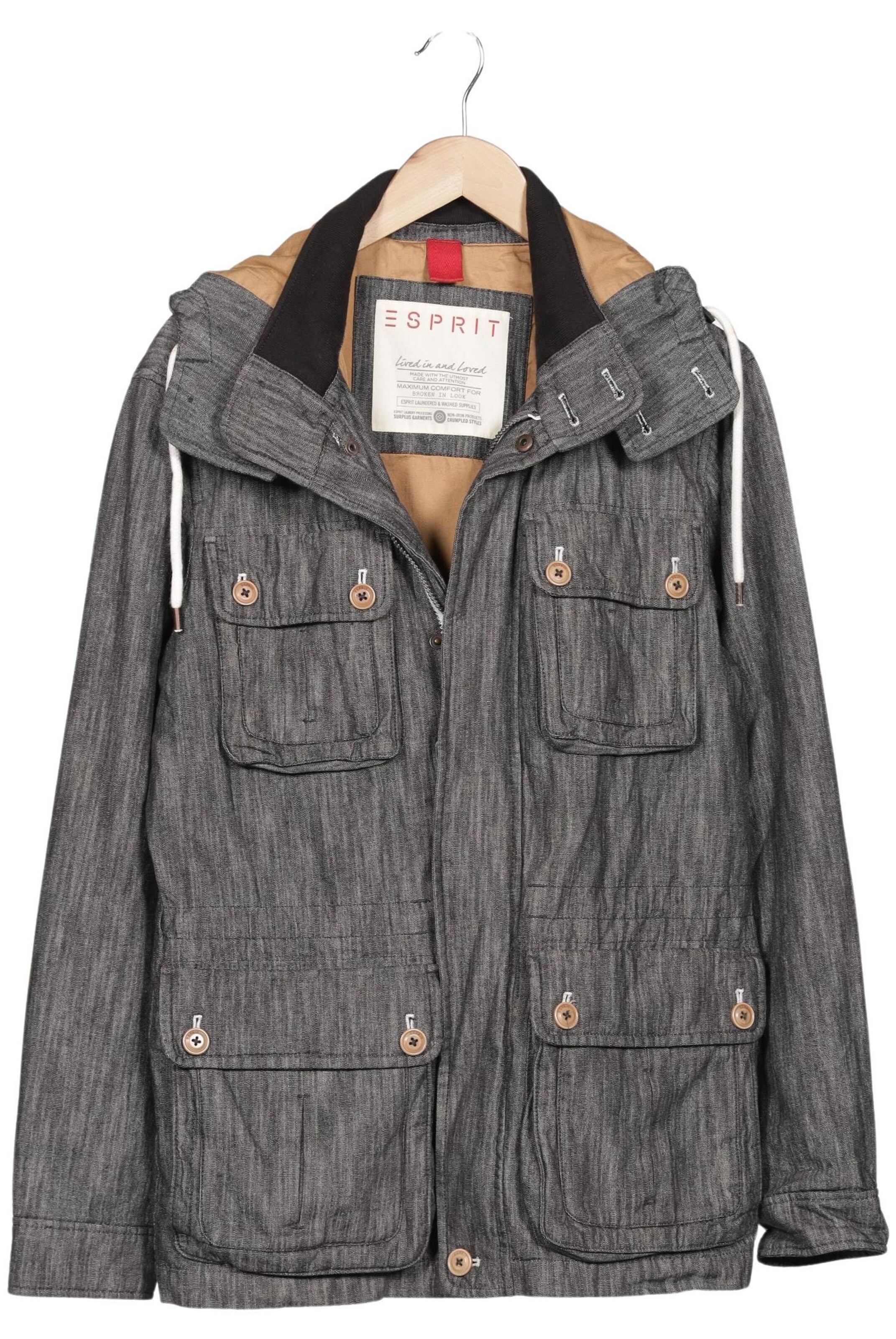 ESPRIT Jacket & Coat in L in Grey: front