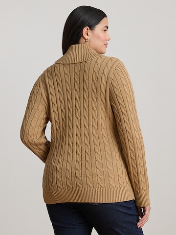 Lauren Ralph Lauren Plus Пуловер 'DONATO' в бежово