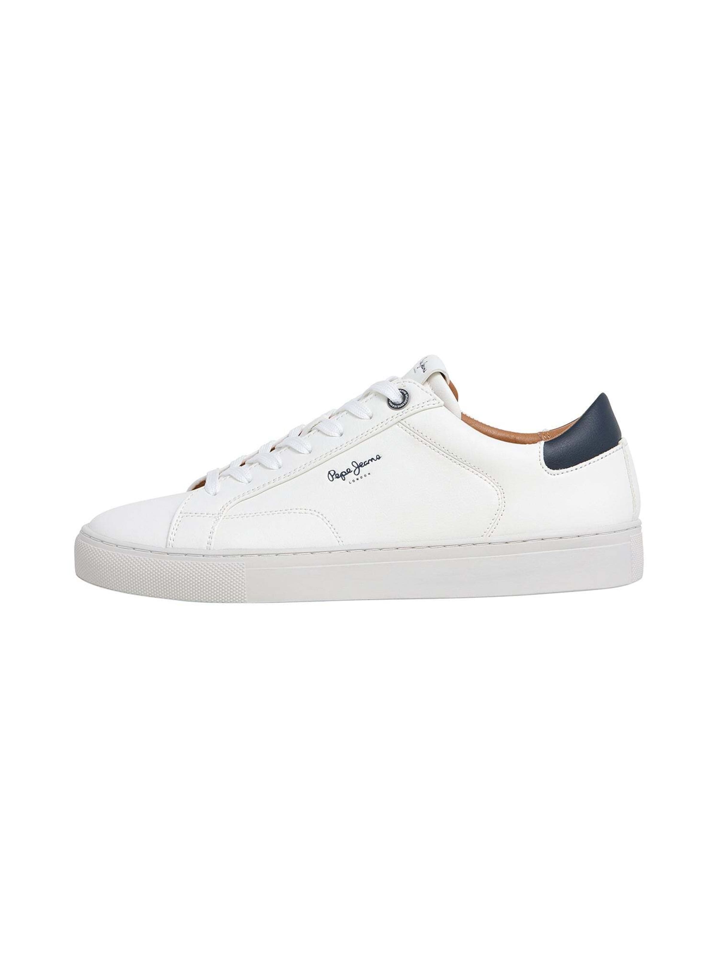 Pepe Jeans Sneakers laag 'Joe' in Wit: voorkant