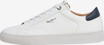 Pepe Jeans Platform trainers 'Joe' in White: front