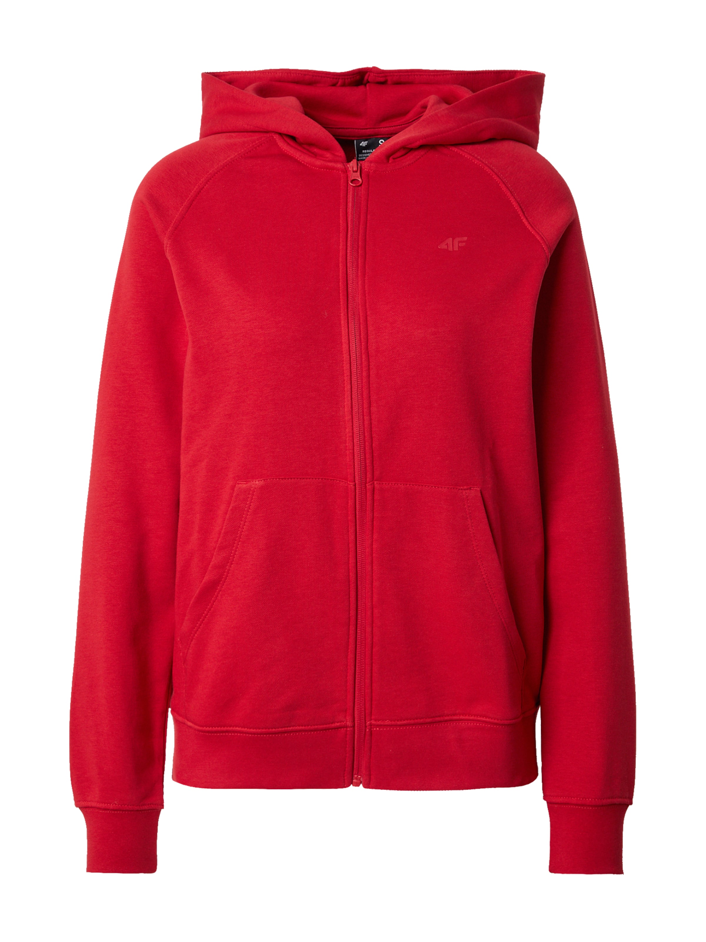 raudona 4F Sportinis džemperis: priekis