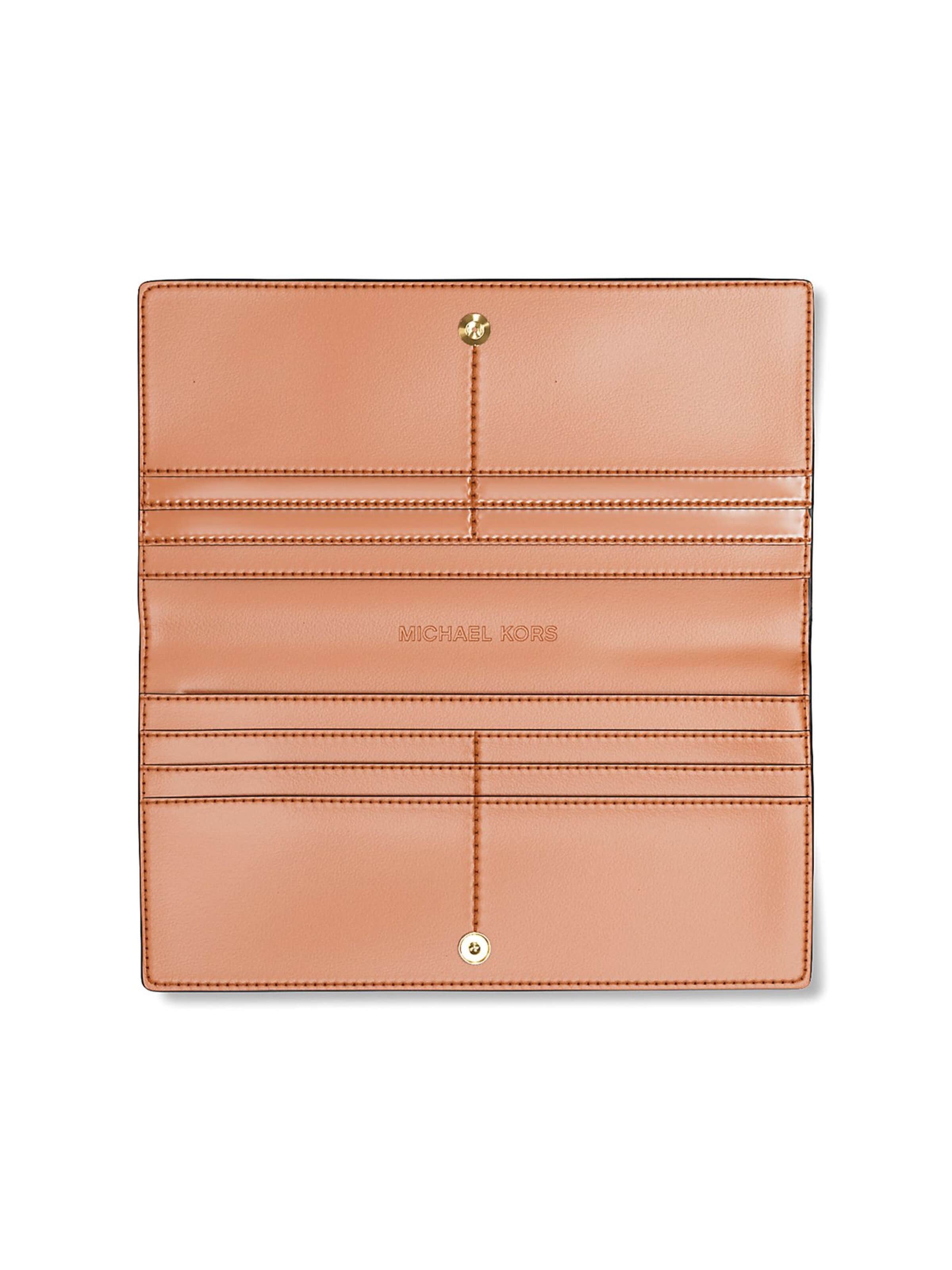 Michael Kors Wallet 'Carson Large Snap Wallet' in Brown