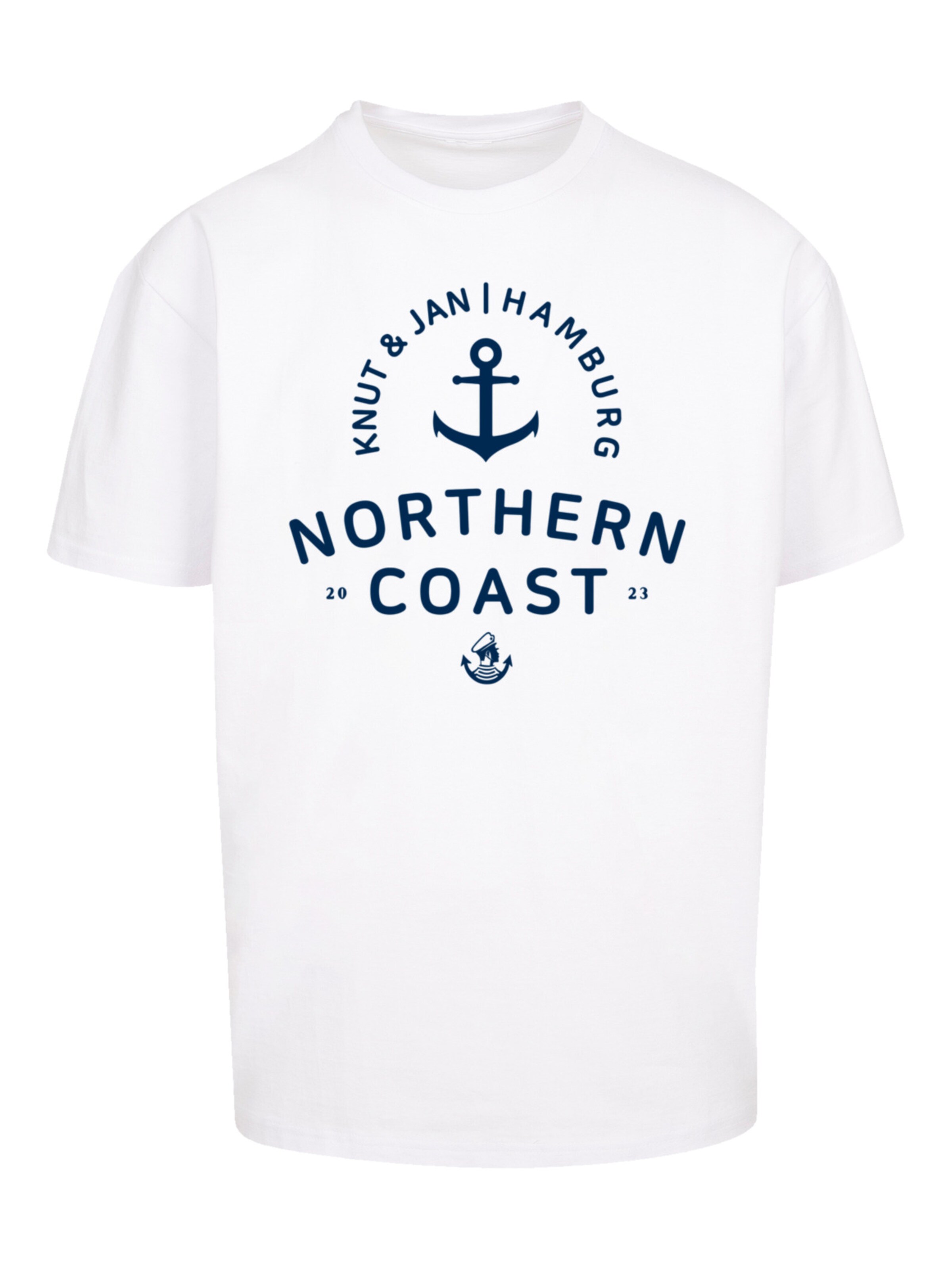 T-Shirt F4NT4STIC en blanc : devant