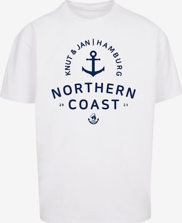 T-Shirt F4NT4STIC en blanc : devant