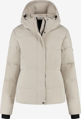 Travelin Winterjas 'Norra' in Beige: voorkant