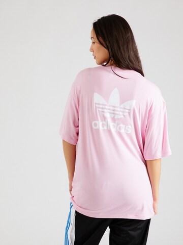 ADIDAS ORIGINALS Oversized tričko 'Trefoil' – pink: přední strana