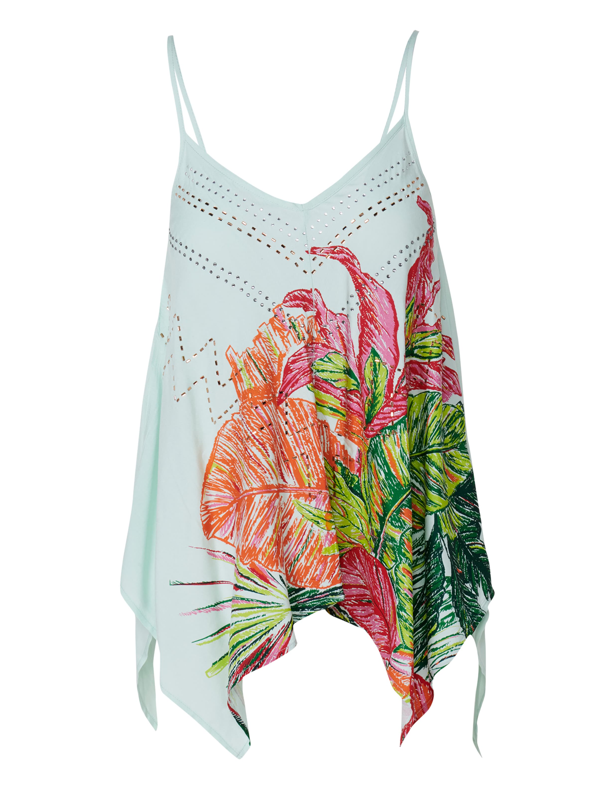 Top di KOROSHI in colori misti: frontale