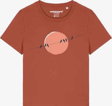 T-shirt 'Countryside 01' Watapparel en rouge : devant