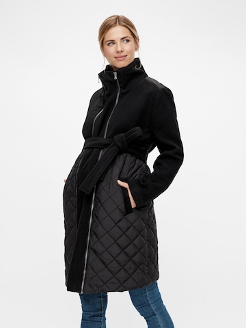 Manteau d’hiver 'Giggy' MAMALICIOUS en noir : devant