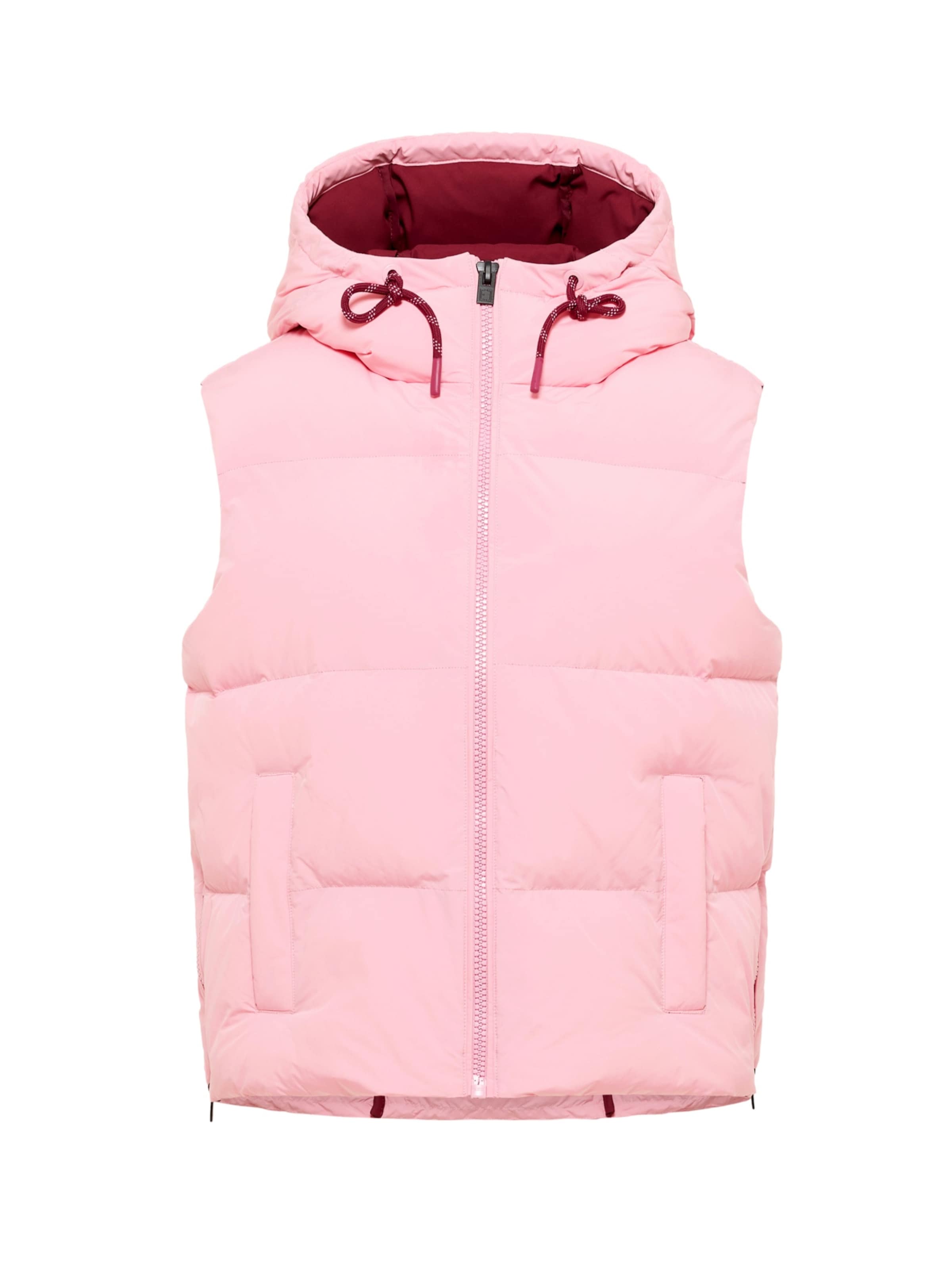 Elbsand Bodywarmer 'Tari' in Roze: voorkant