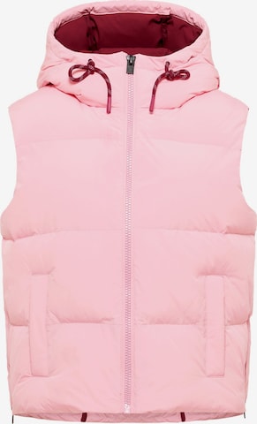 Elbsand Bodywarmer 'Tari' in Roze: voorkant
