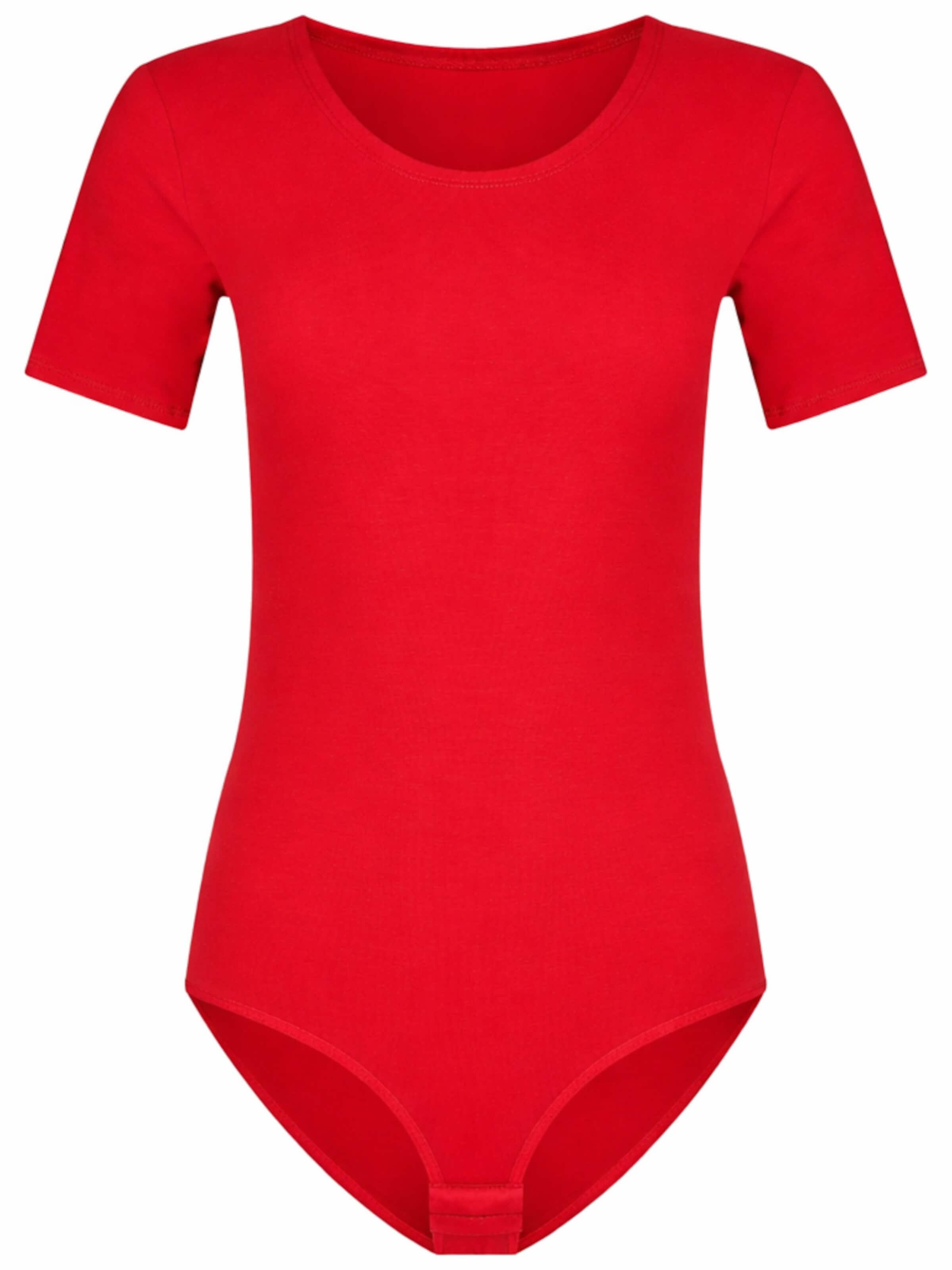 Evoni Bodysuit in Red: front