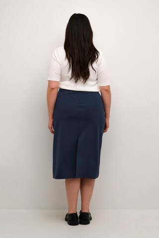 Jupe 'KC Jenna' KAFFE CURVE en bleu