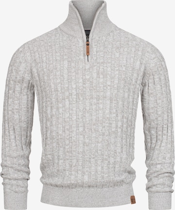 INDICODE JEANS Pullover 'Hector' in Weiß: Vorderseite