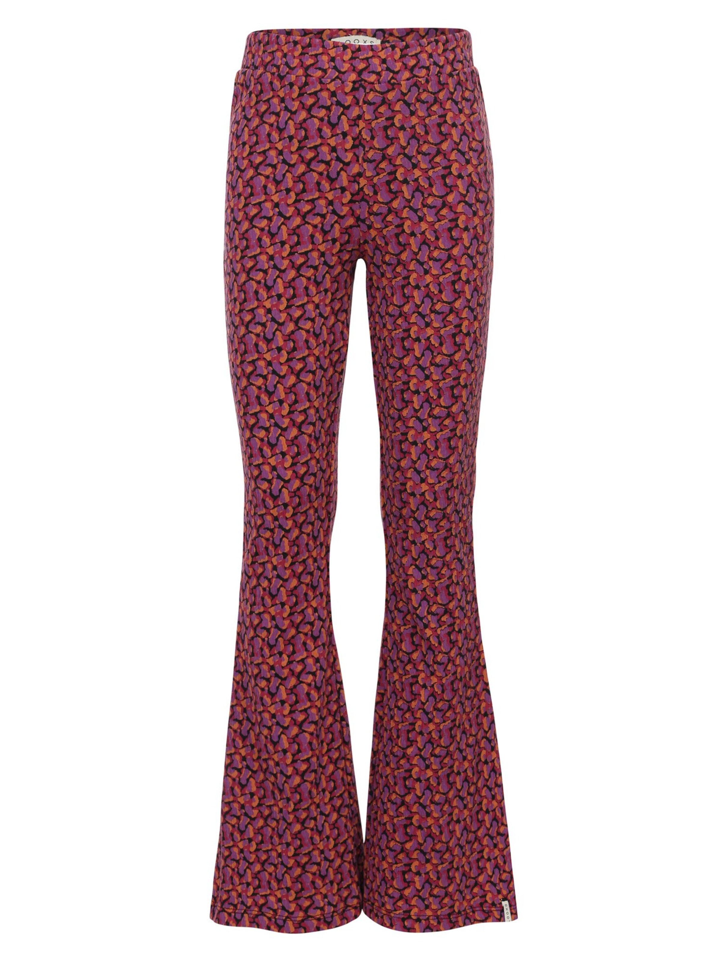 Looxs Revolution Flared Broek in Gemengde kleuren: voorkant