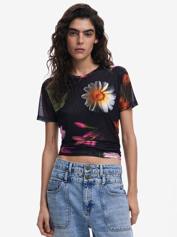 Maglietta di Desigual in nero: frontale
