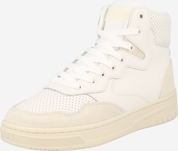 SCOTCH & SODA High-Top Sneakers 'Elli' in White: front