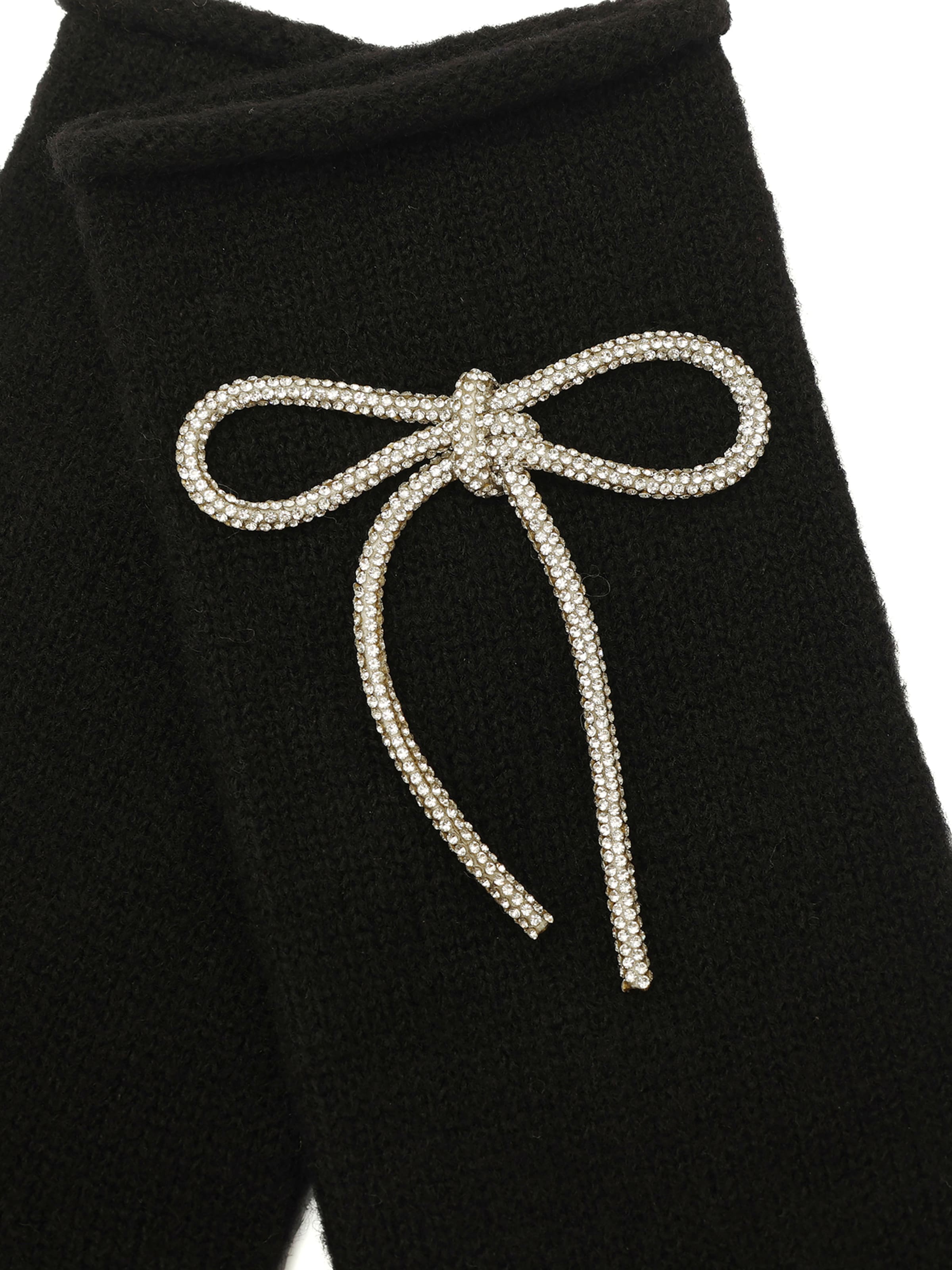 Kate Spade - Guantes con dedos 'New York' en negro