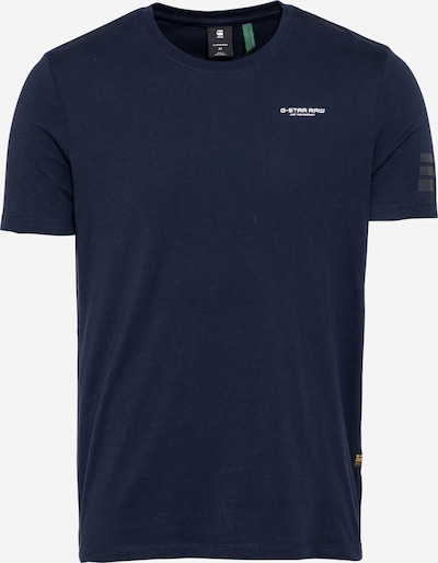 G-Star RAW T-Krekls, krāsa - tumši zils / balts, Preces skats