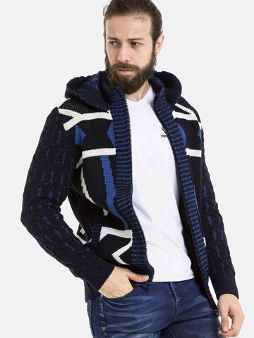 CIPO & BAXX Gebreid vest in Blauw